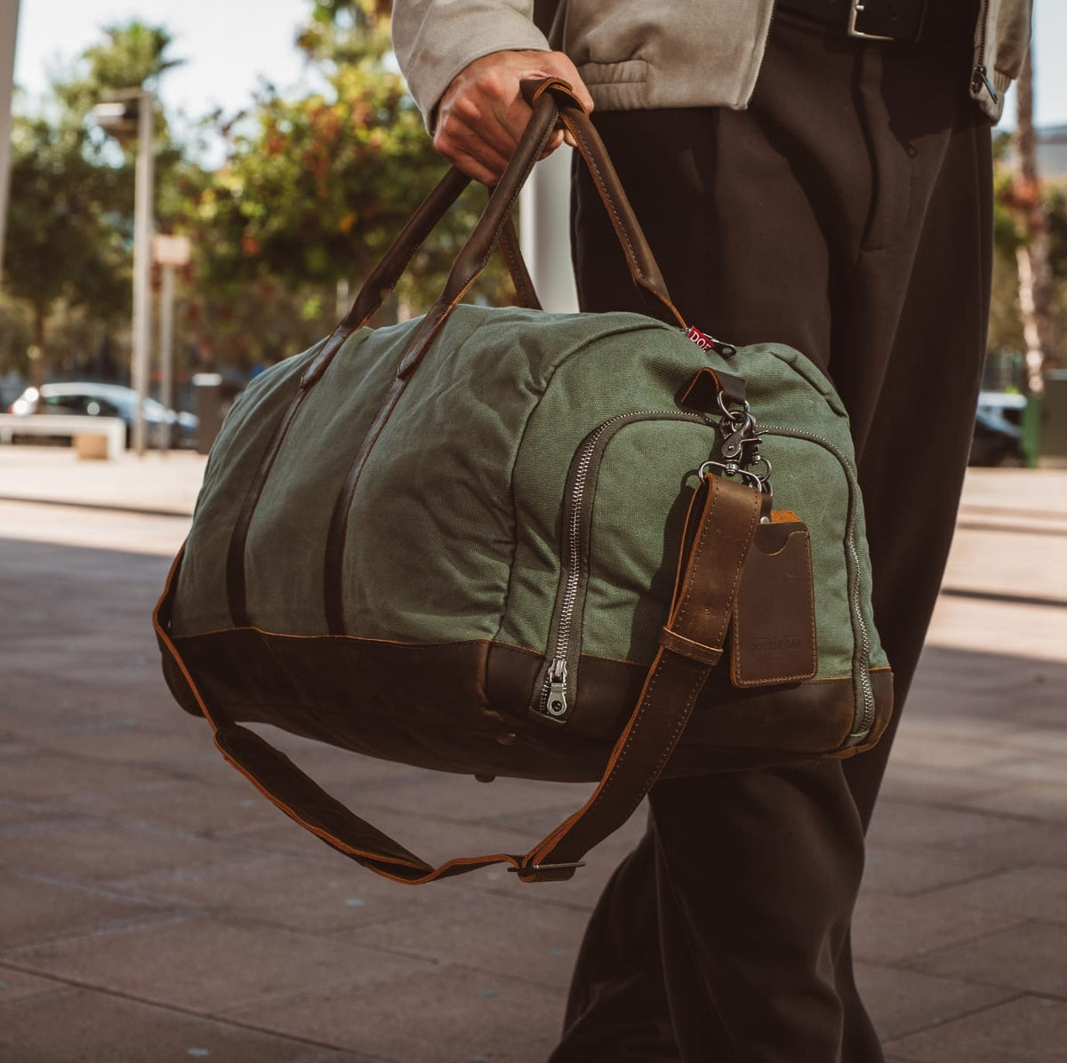 The Labadee Weekender | Waxed Canvas & Full-Grain Leather