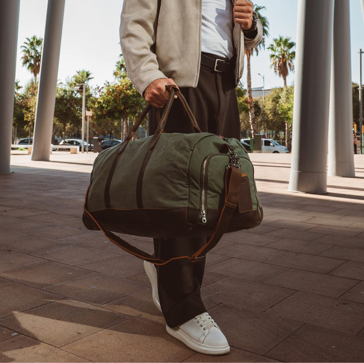 The Labadee Weekender | Waxed Canvas & Full-Grain Leather