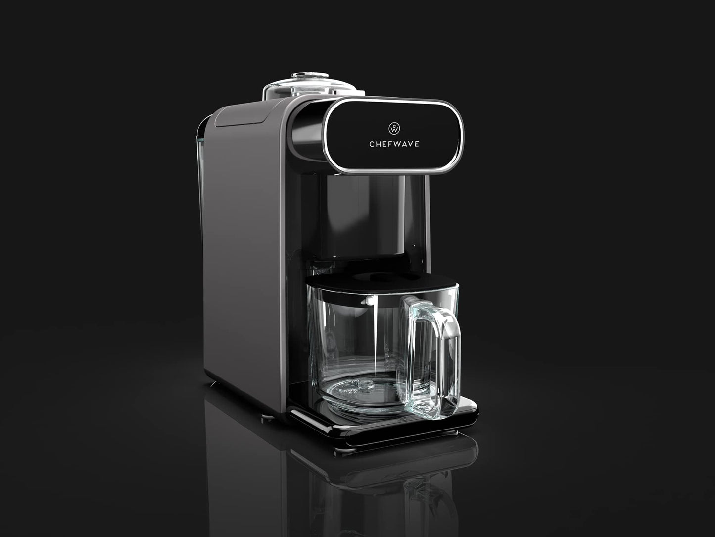 ChefWave Milkmade Plant-Based Milk Maker, 6-in-1 Nut Milk Machine for Almond, Oat, Soy, Cashew, Coconut & Macadamia — 1000W, No Soaking, Auto Self-Clean, Delay Start, Glass Pitcher Included (White)