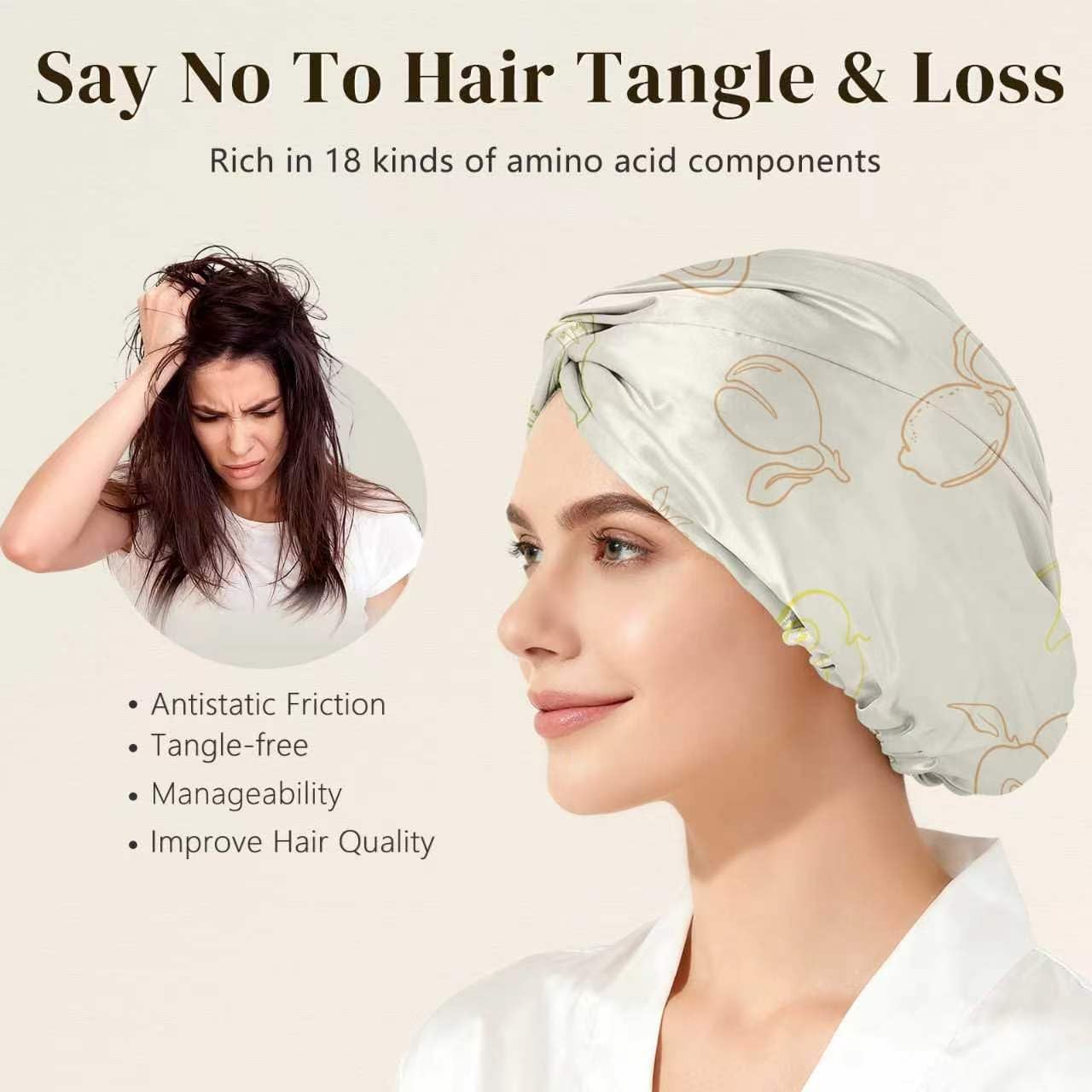 ZIMASILK 22 Momme 100% Mulberry Silk Bonnet for Sleeping & Women Hair Care, Highest Grade 6A Silk Hair wrap for Sleeping with Premium Elastic Stay On Head (1Pc, Pink)