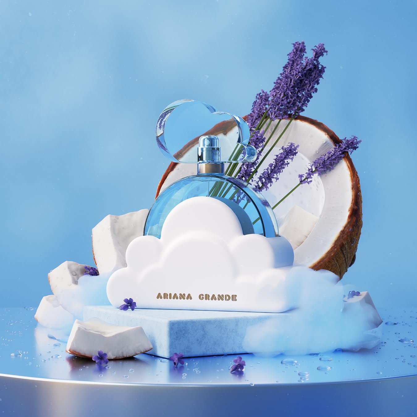Ariana Grande Cloud Eau de Parfum – Warm Gourmand Fragrance for Women – Women's Perfume with Notes of Lavender, Coconut, Vanilla & Pear