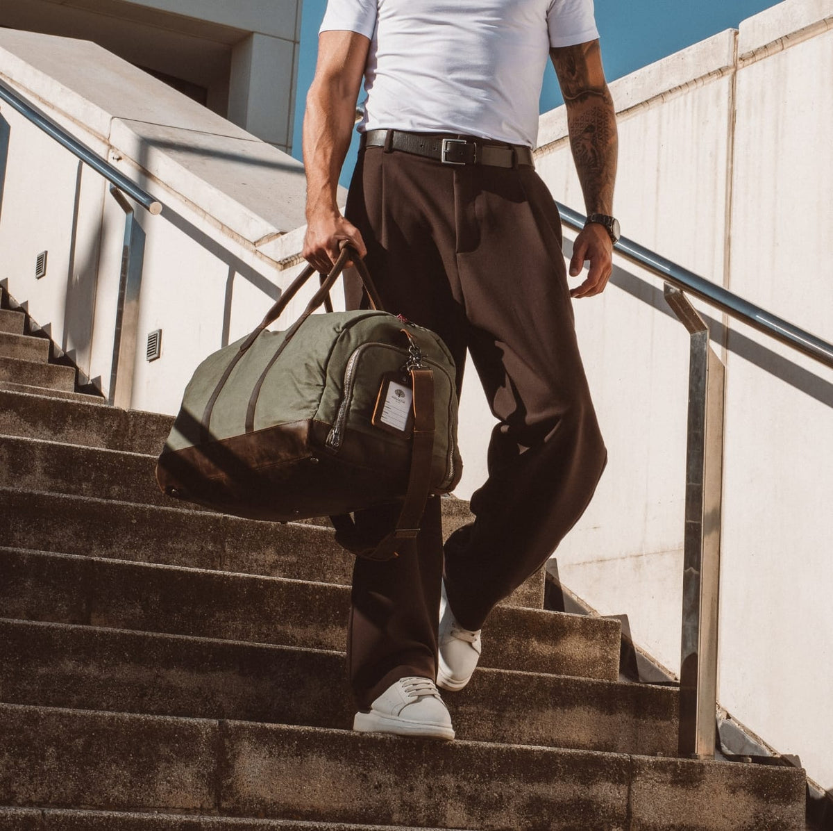 The Labadee Weekender | Waxed Canvas & Full-Grain Leather