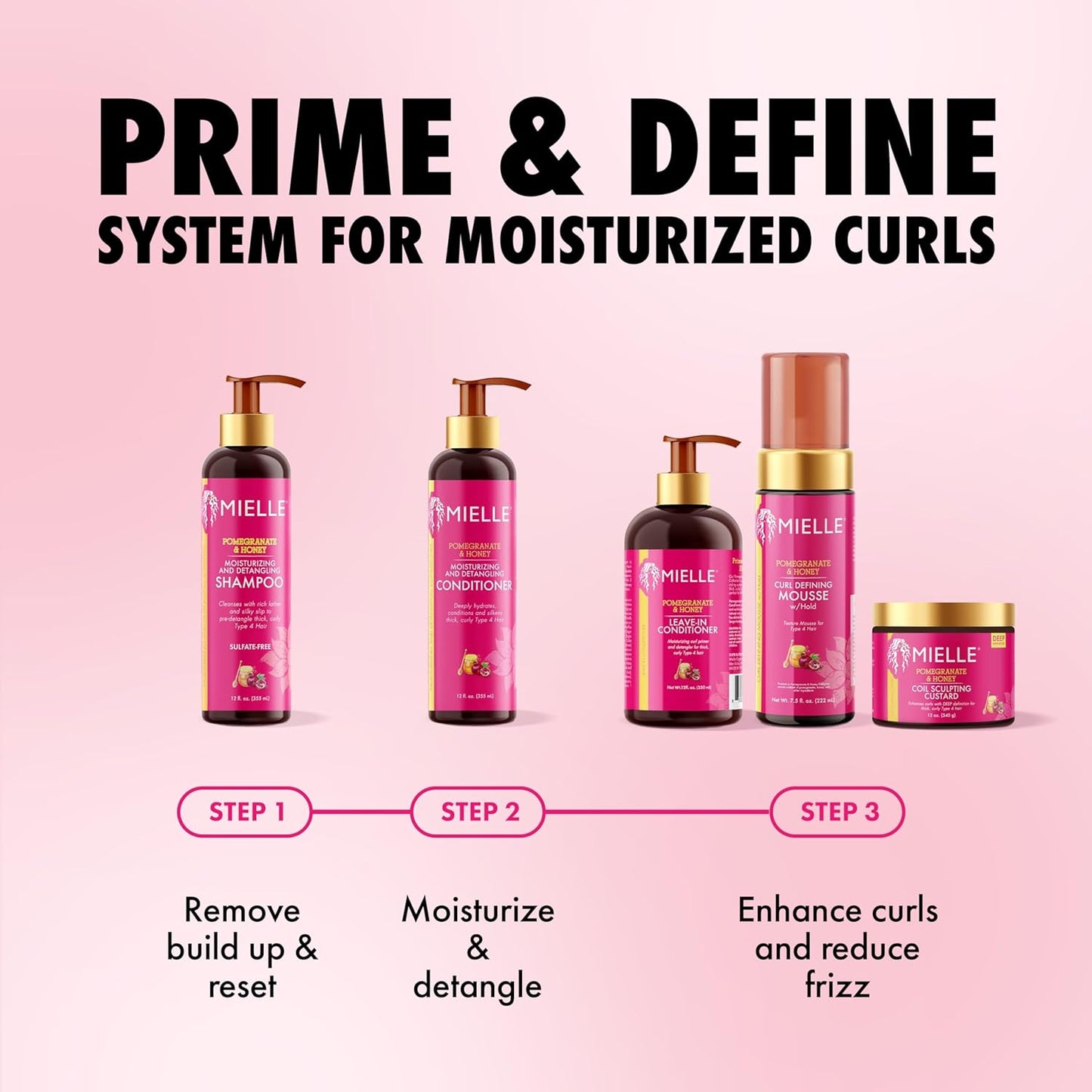 Pomegranate & Honey Curl Defining Mousse with Hold