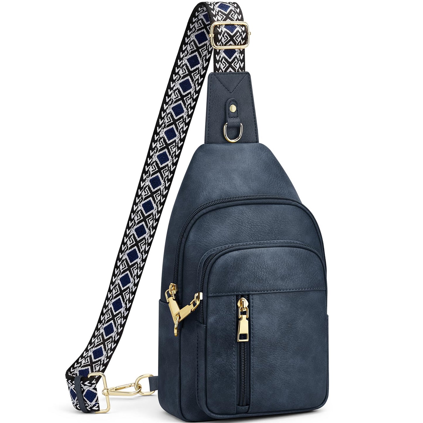 Anti Theft Crossbody Bags for Women RFID Sling Bag, Vegan Leather Cross Body Travel Purse for Women Men