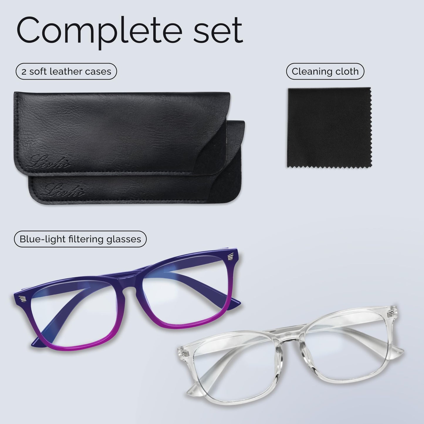 livho High Tech Blue Light Glasses - Advanced Blue Light Blocking Computer Glasses - Screen Fatigue & UV Protection