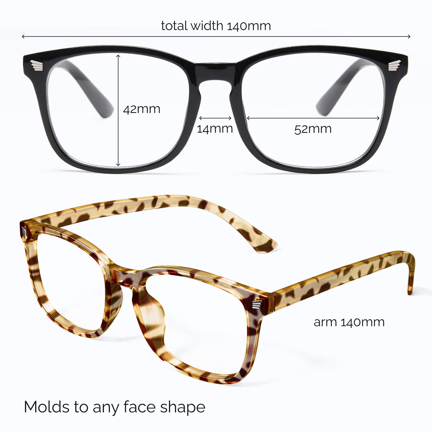 livho High Tech Blue Light Glasses - Advanced Blue Light Blocking Computer Glasses - Screen Fatigue & UV Protection