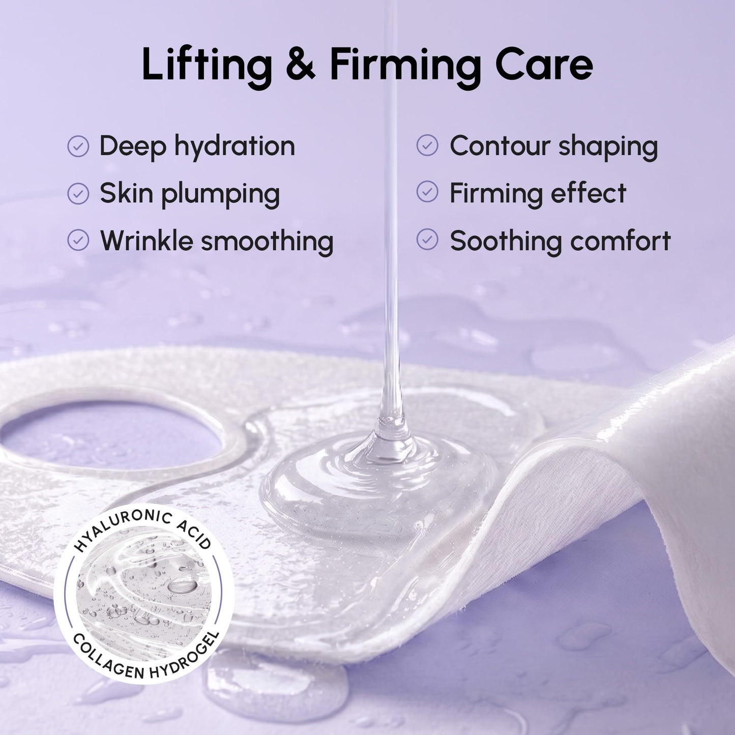 MAREE V Line Lifting Mask with 24K Gold – Deep Collagen Face Mask for Women – Jawline Shaper Mask with Retinol & Hyaluronic Acid – Neck Tightening & Firming - Double Chin Strap for Face Lift