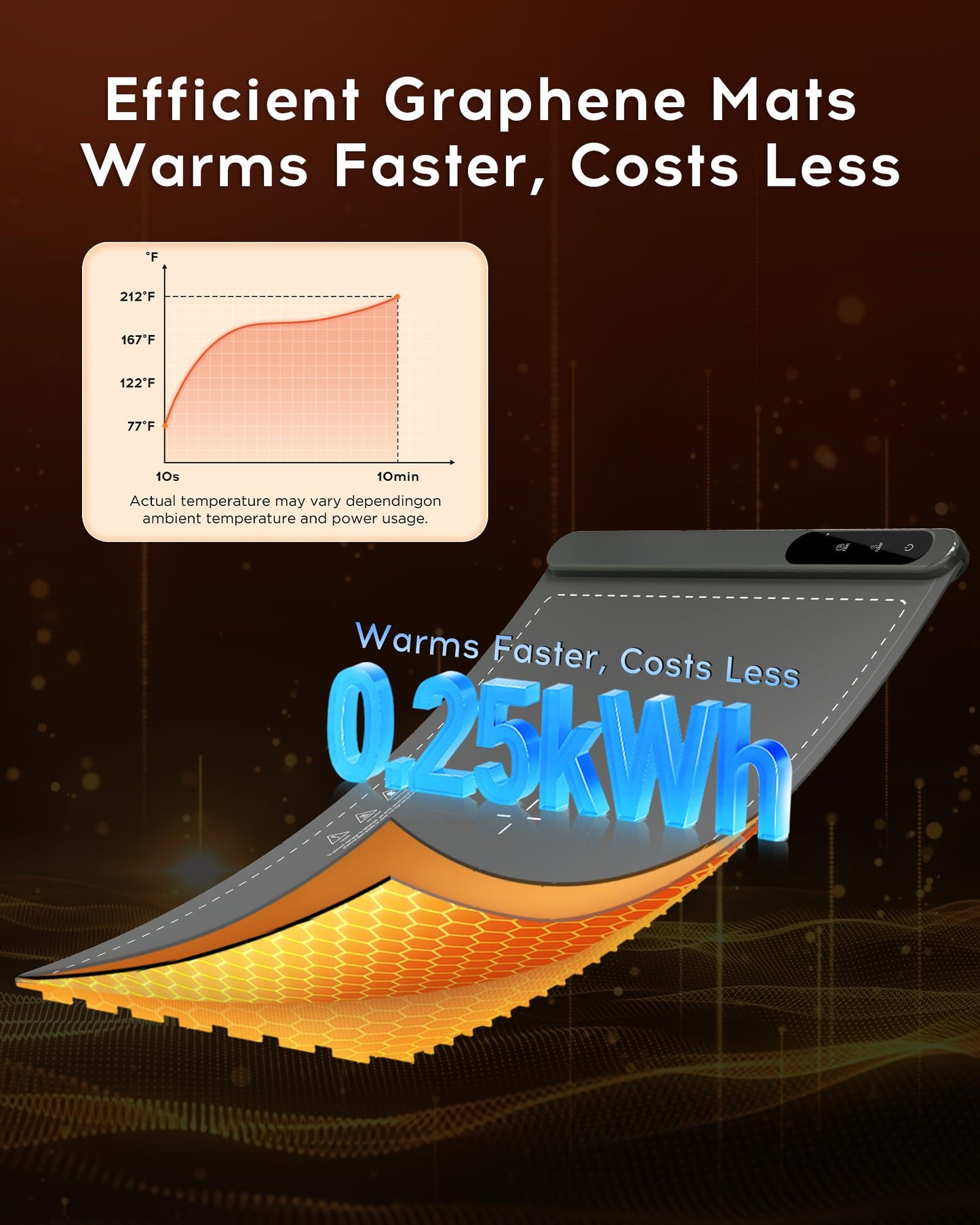 Warming Mat For Food Extra Long 43"x12" 600W Food Warming Mat Heat Resistant Pad,Chafing Dishes for Buffet 6 Temp 12 Hours,Child Lock,Food Warmers for Parties Buffet for Catering Gatherings