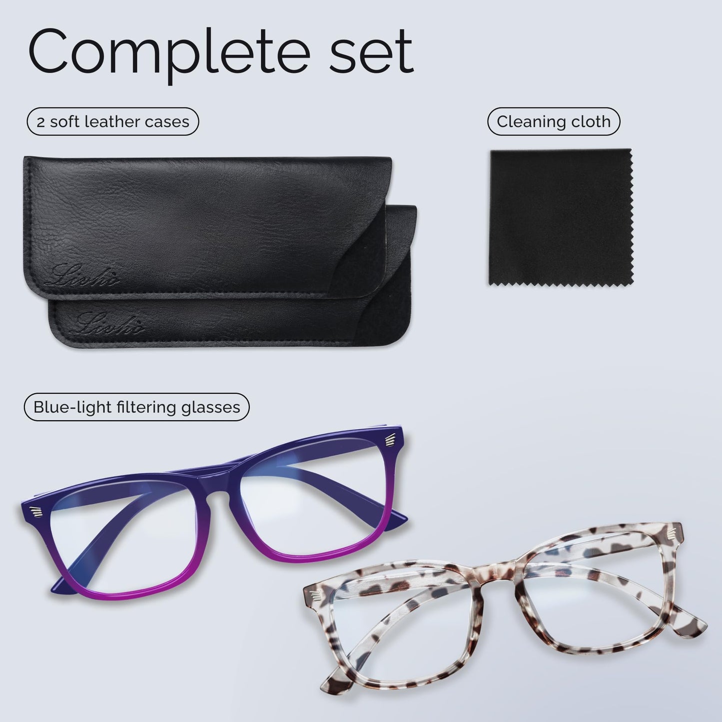 livho High Tech Blue Light Glasses - Advanced Blue Light Blocking Computer Glasses - Screen Fatigue & UV Protection
