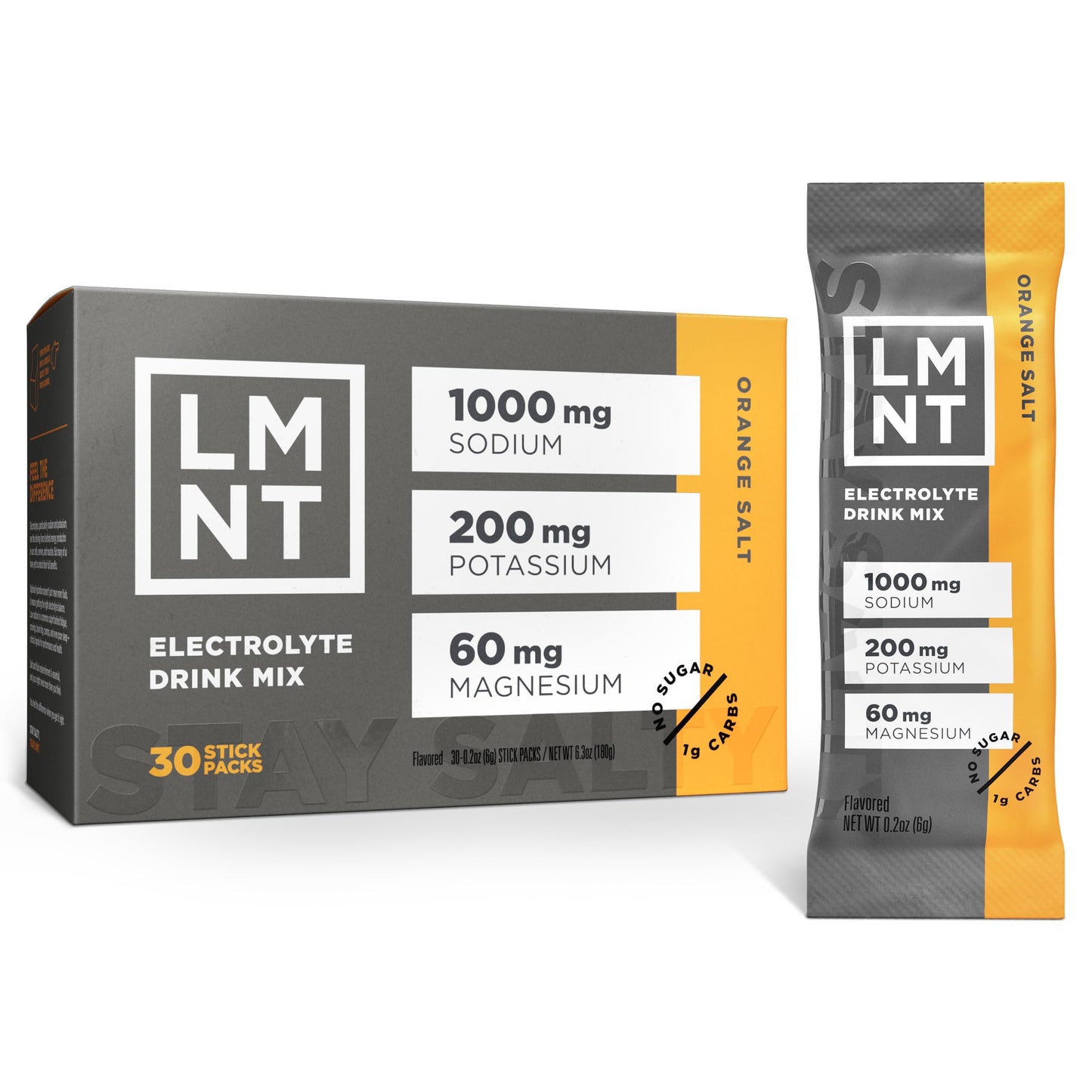 LMNT Zero Sugar Electrolytes - Raspberry Salt | Drink Mix | 30-Count