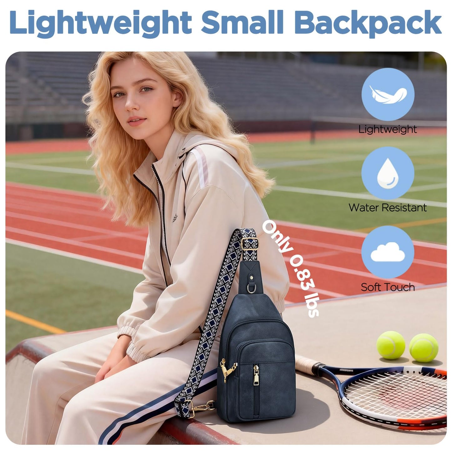Anti Theft Crossbody Bags for Women RFID Sling Bag, Vegan Leather Cross Body Travel Purse for Women Men