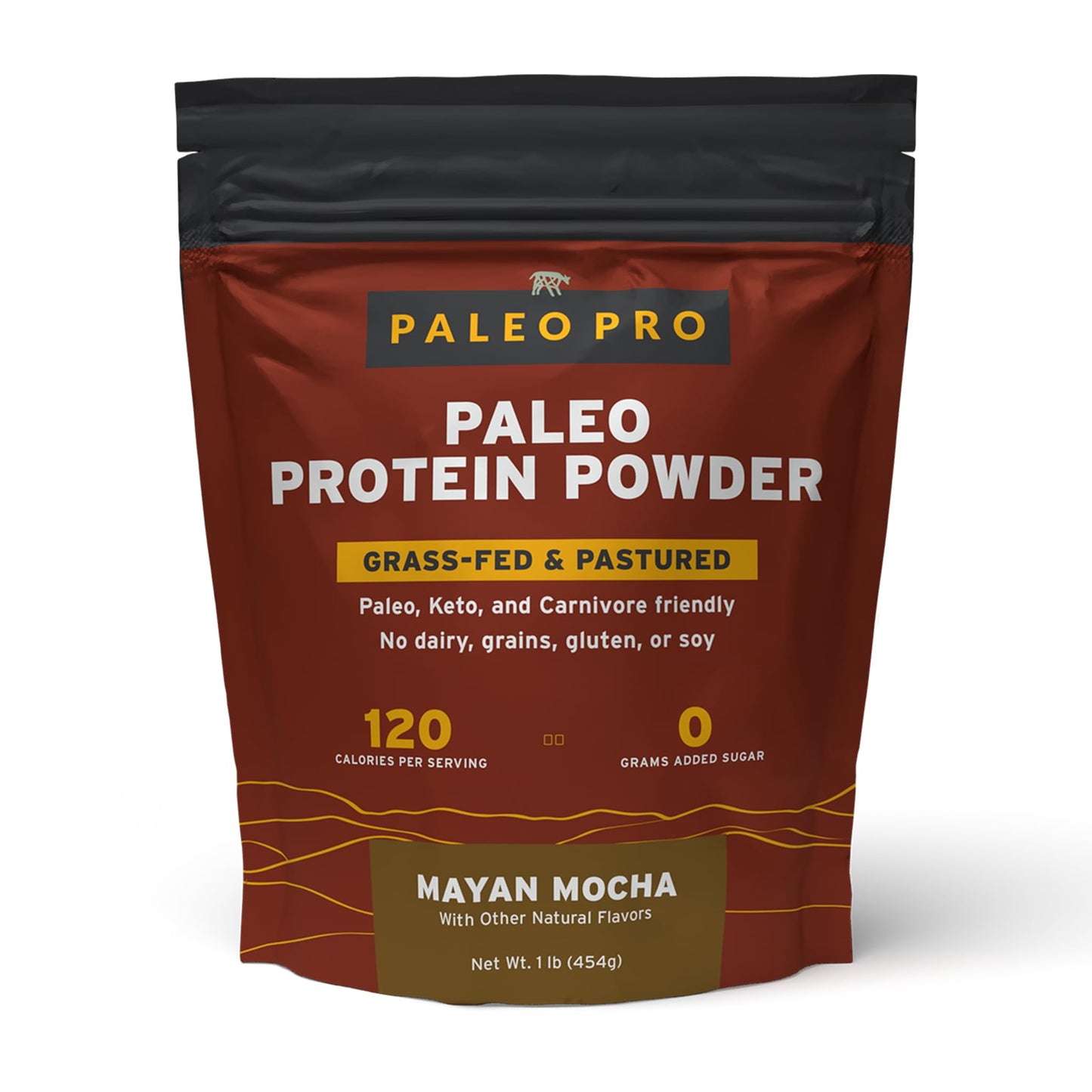 Paleo Pro Beef Protein Powder - Grass Fed Protein Powder Isolate - Pure Animal Based Pastured & Cage-Free | Dairy & Gluten Free, Natural and Clean Proteins for Paleo & Keto - 15 Days Supply (Cacao)