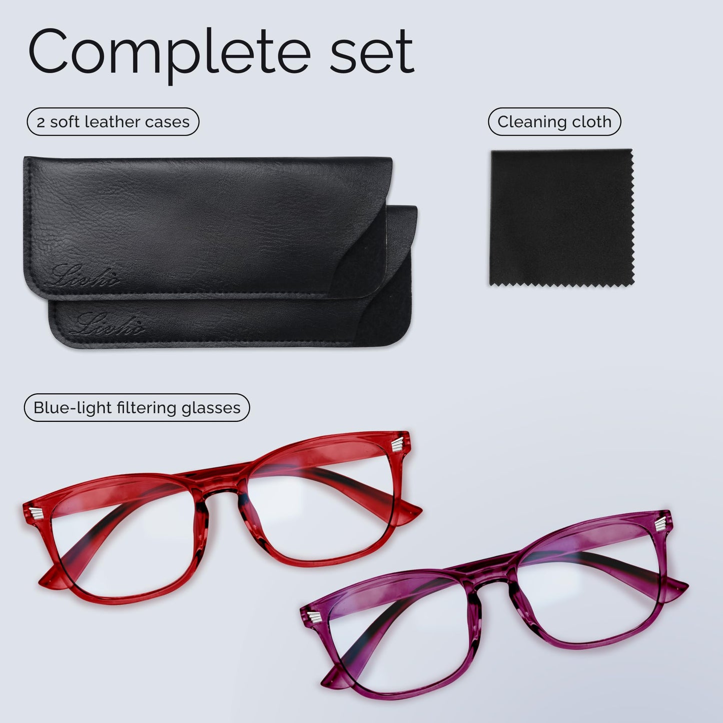 livho High Tech Blue Light Glasses - Advanced Blue Light Blocking Computer Glasses - Screen Fatigue & UV Protection