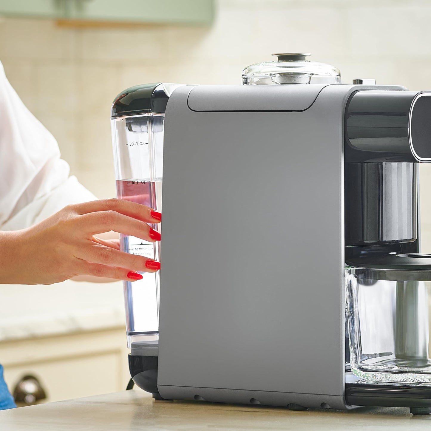 ChefWave Milkmade Plant-Based Milk Maker, 6-in-1 Nut Milk Machine for Almond, Oat, Soy, Cashew, Coconut & Macadamia — 1000W, No Soaking, Auto Self-Clean, Delay Start, Glass Pitcher Included (White)