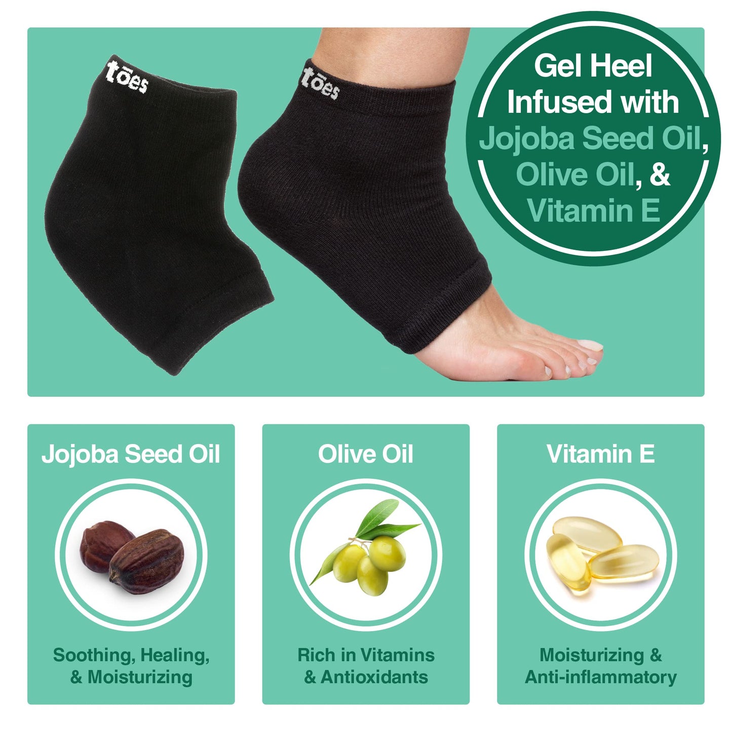 ZenToes Moisturizing Socks for Cracked Heel Treatment, Vitamin E, Olive Oil and Jojoba Oil Infused Heel Socks, Spa Gifts for Women, Relaxation Gifts for Women (Fuzzy Lilac Purple, Regular)