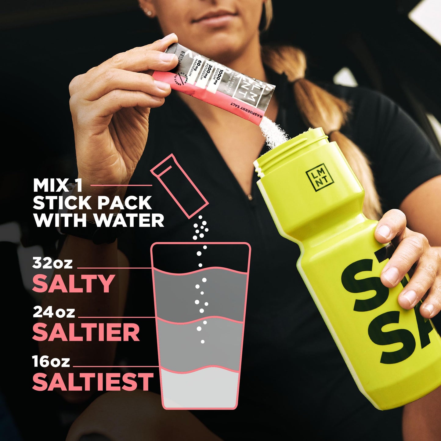 LMNT Zero Sugar Electrolytes - Raspberry Salt | Drink Mix | 30-Count