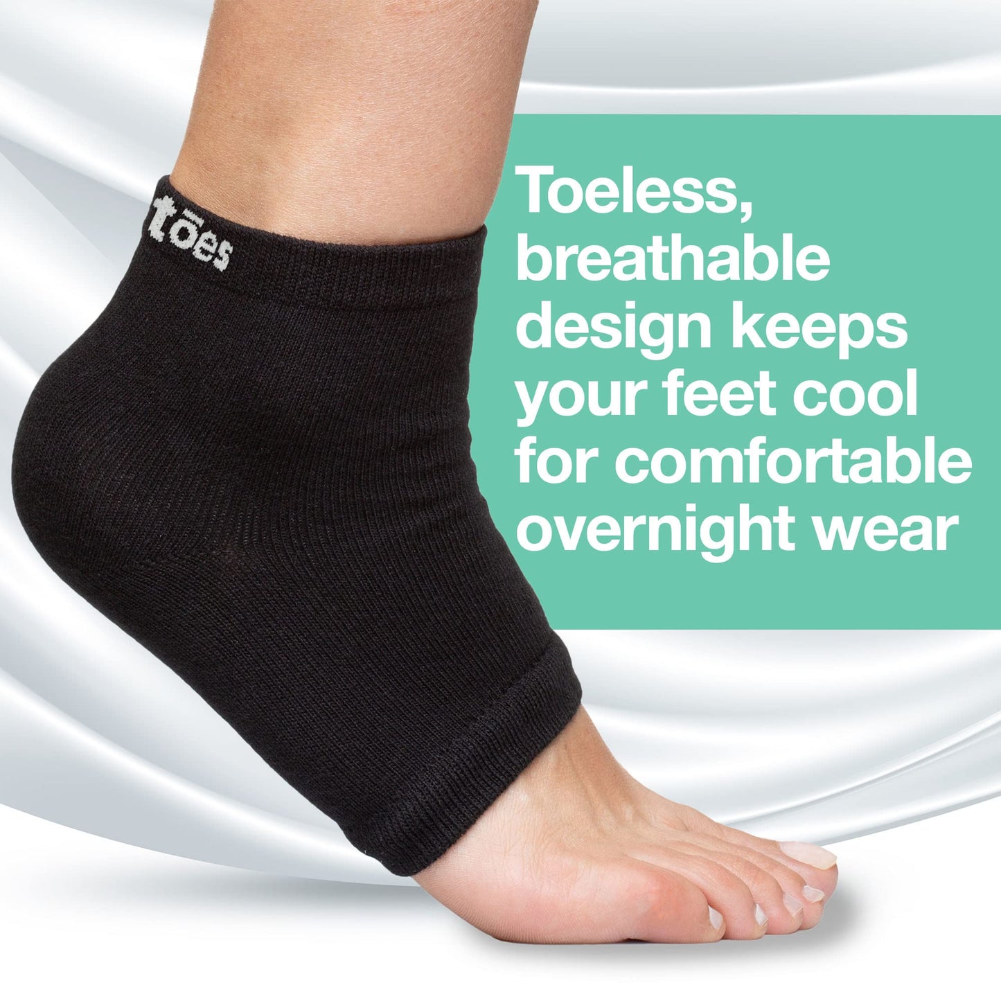 ZenToes Moisturizing Socks for Cracked Heel Treatment, Vitamin E, Olive Oil and Jojoba Oil Infused Heel Socks, Spa Gifts for Women, Relaxation Gifts for Women (Fuzzy Lilac Purple, Regular)