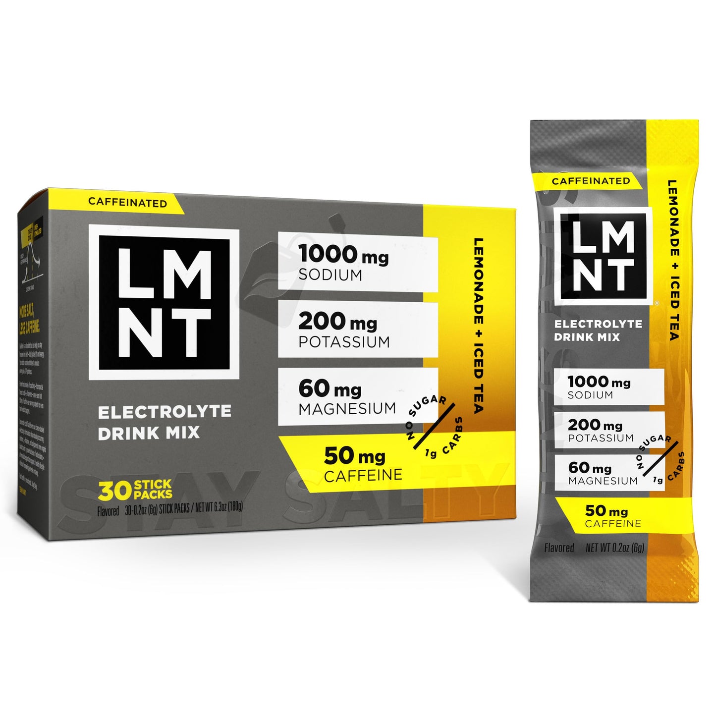 LMNT Zero Sugar Electrolytes - Raspberry Salt | Drink Mix | 30-Count