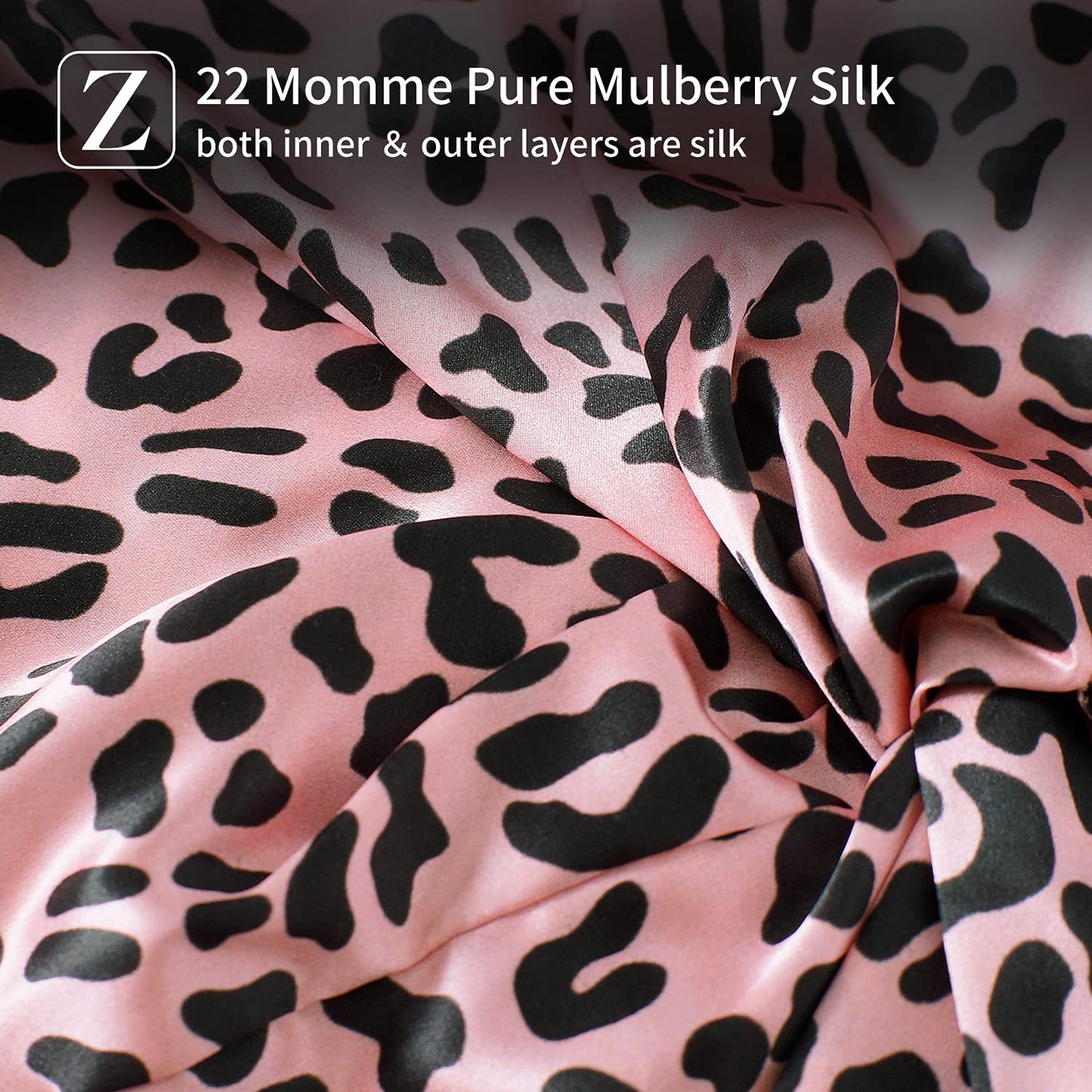 ZIMASILK 22 Momme 100% Mulberry Silk Bonnet for Sleeping & Women Hair Care, Highest Grade 6A Silk Hair wrap for Sleeping with Premium Elastic Stay On Head (1Pc, Pink)