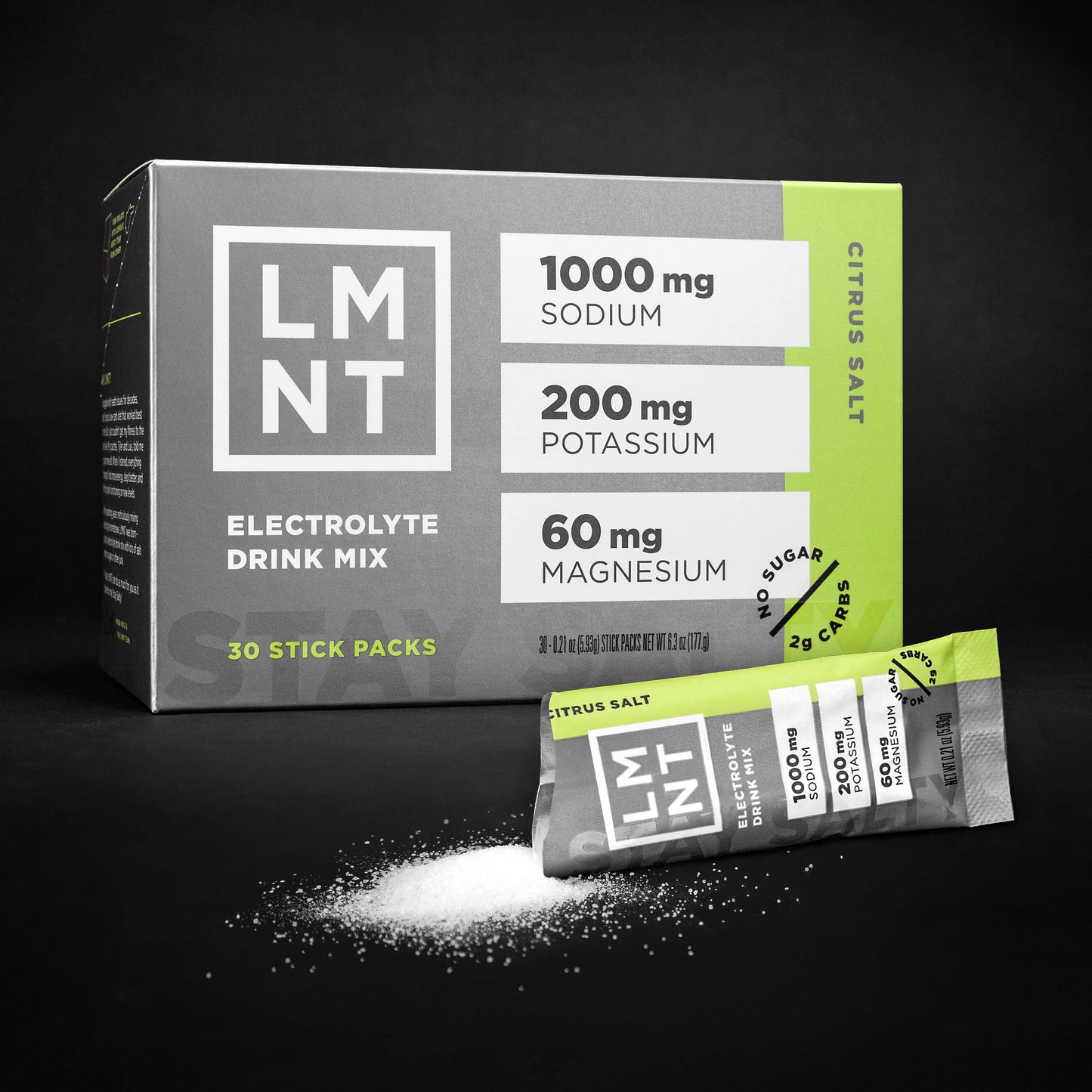 LMNT Zero Sugar Electrolytes - Raspberry Salt | Drink Mix | 30-Count