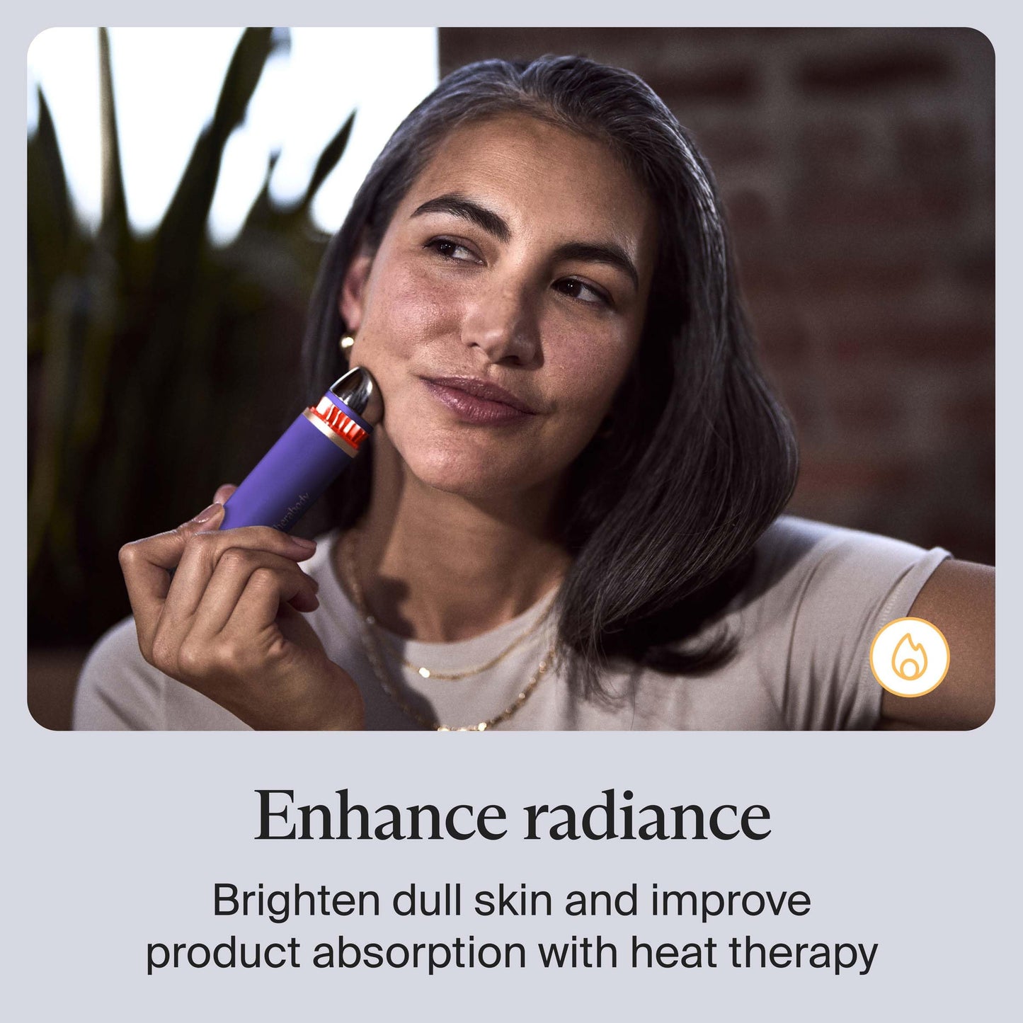 Therabody TheraFace Depuffing Wand – Cold and Heat Skincare Treatment to Depuff and Glow; Beauty Wand, Face Roller and Eye Massager for Eye Puffiness, Dark Circles and Skin Radiance (White)