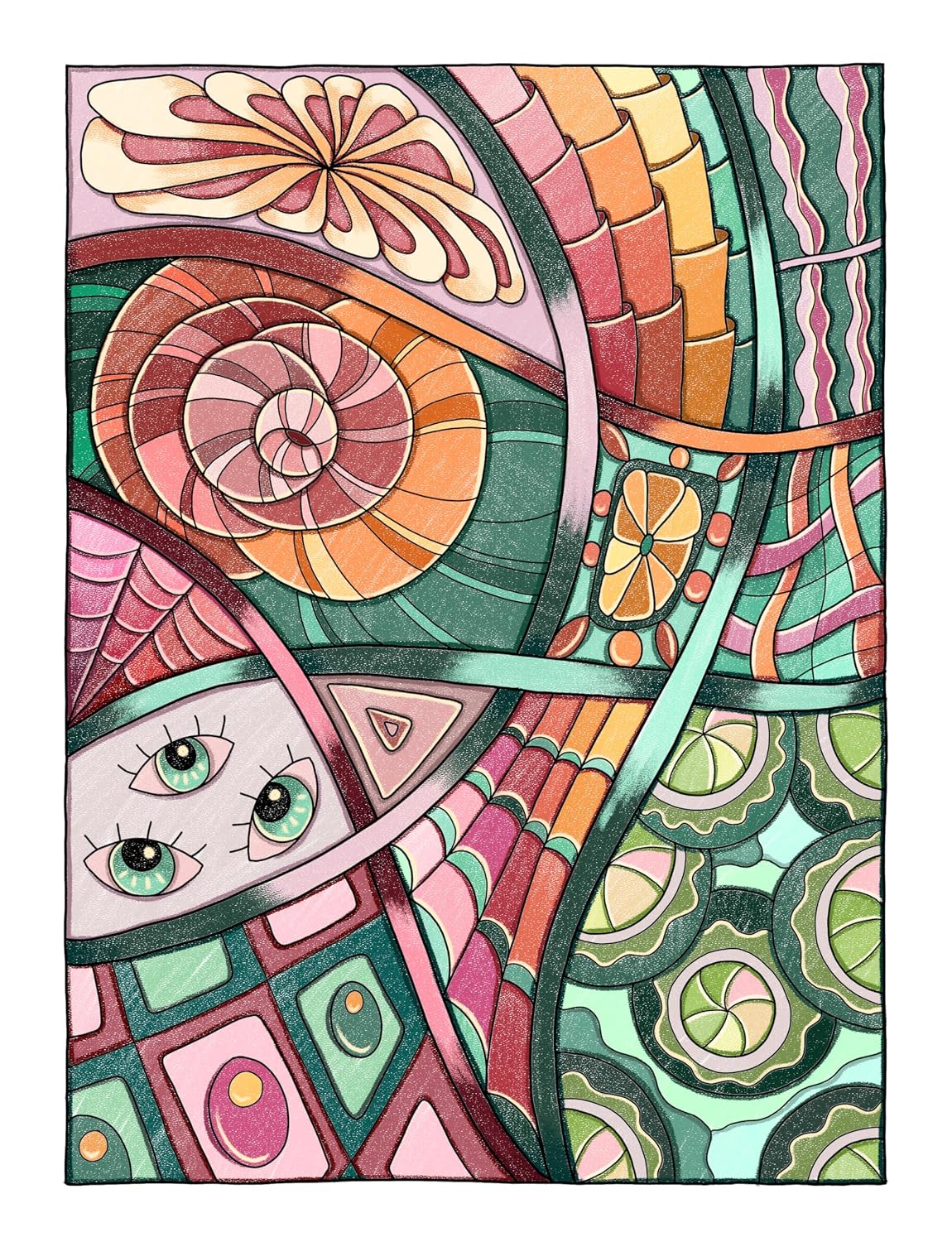 Mindfulness Patterns: Coloring Book with Creative Pattern Designs for Stress Relief and Relaxation
