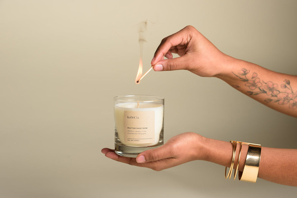 Apre Lapli luxury soy candle from Maison Creole Compass