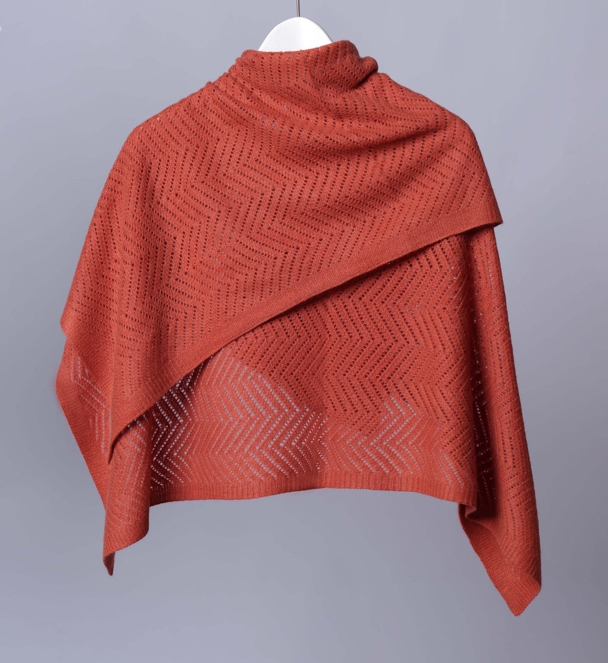 Tolui Mongolian cashmere wrap and baby blanket in Coral