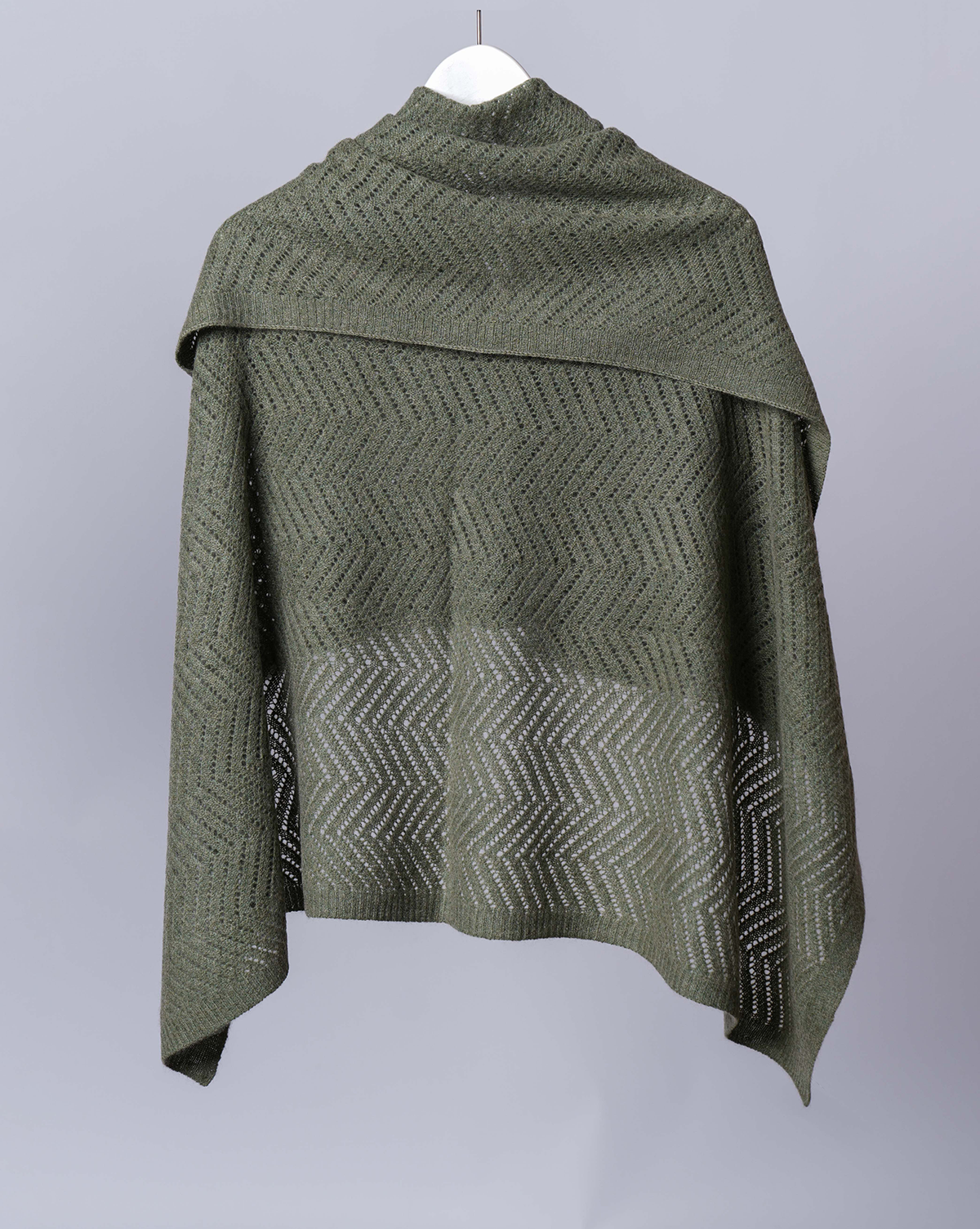 Tolui Mongolian cashmere wrap and baby blanket in Olive