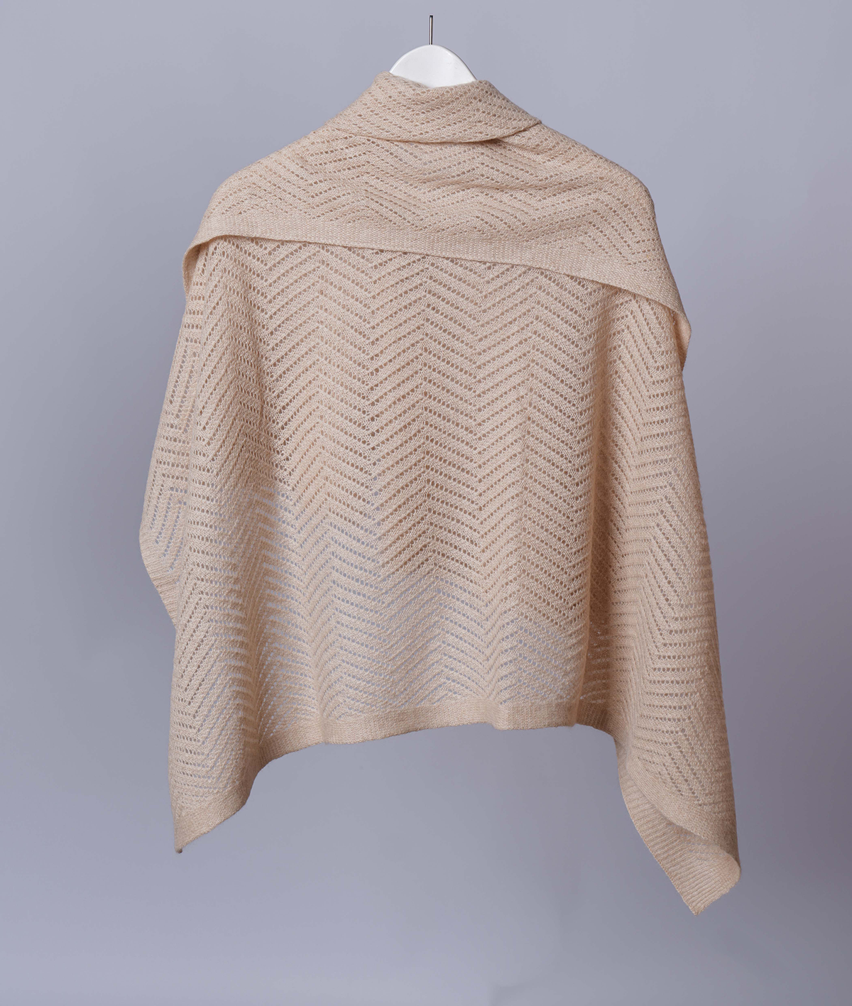 Tolui Mongolian cashmere wrap and baby blanket in Raw Sugar from Maison Creole Compass
