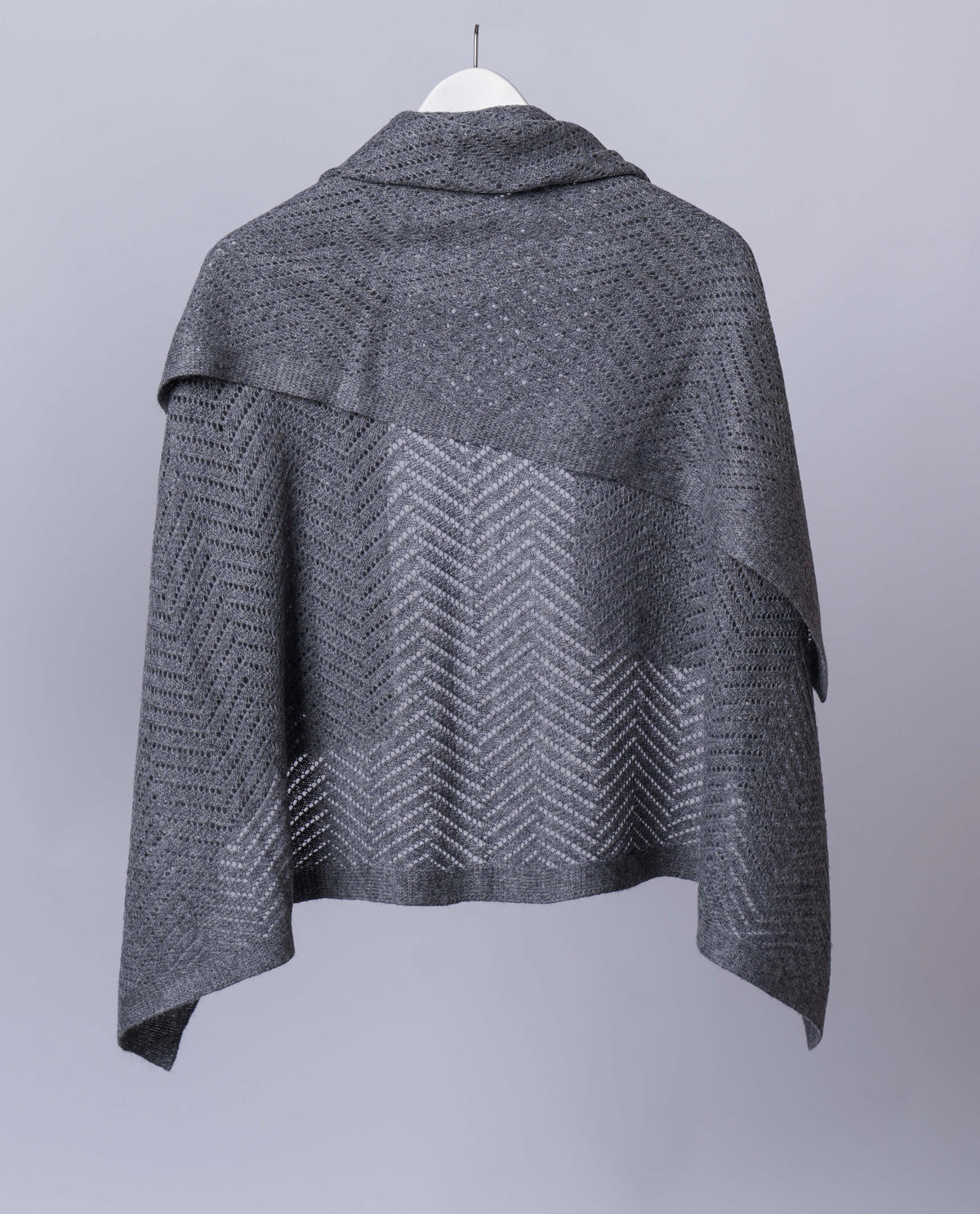 Tolui Mongolian cashmere wrap and baby blanket in Dark Grey