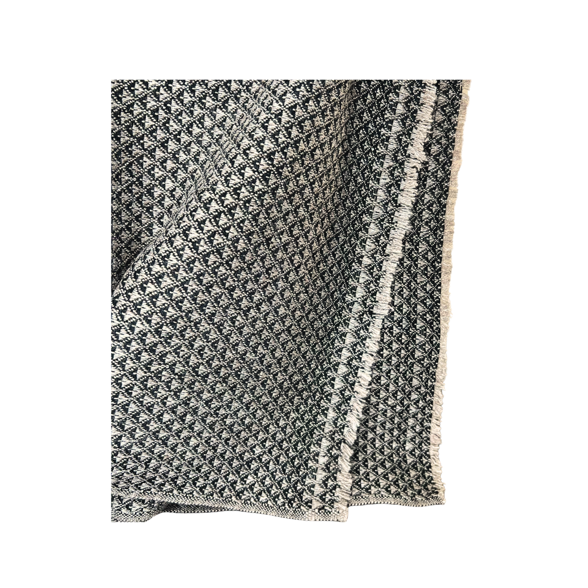 Dhanvi charcoal cashmere throw blanket handmade in Nepal from Maison Creole Compass