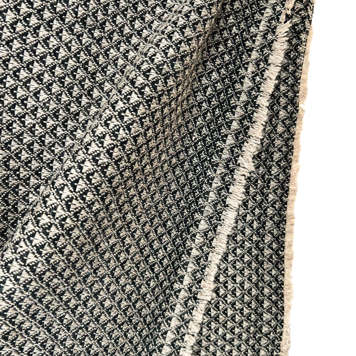 Dhanvi charcoal cashmere throw blanket handmade in Nepal, view 3