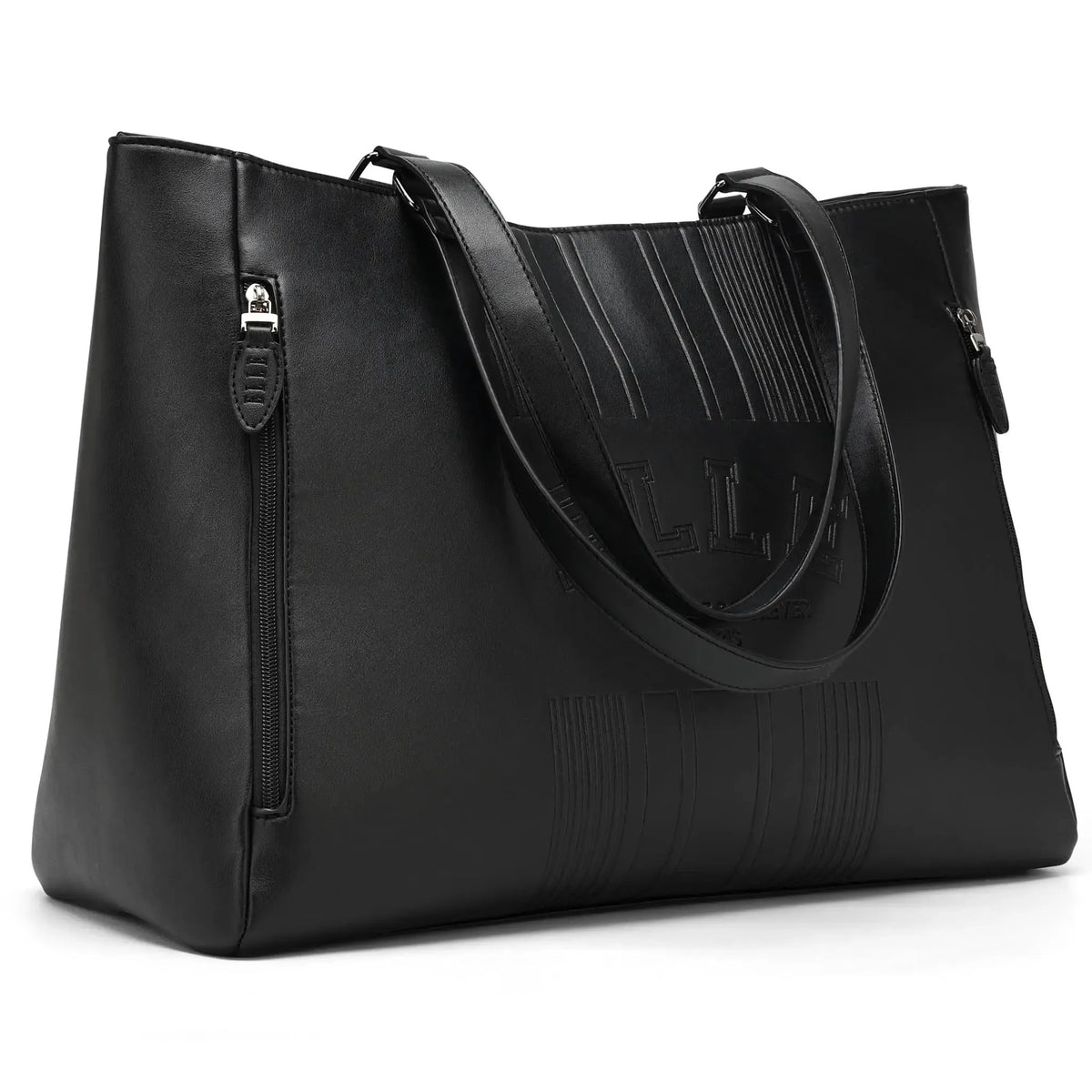 Roamer vegan leather weekender tote, view 8