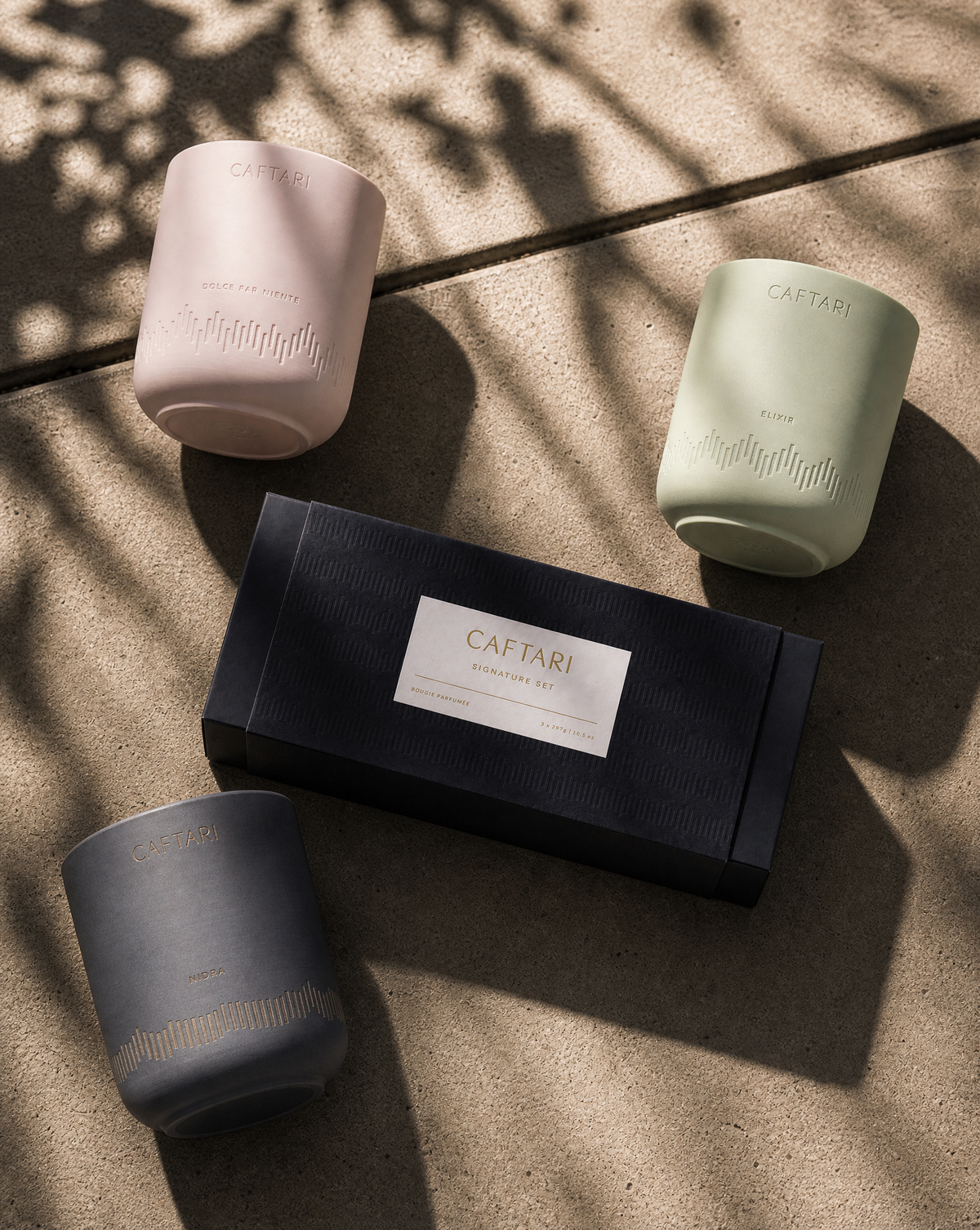 Signature Trio luxury candle gift set, view 3