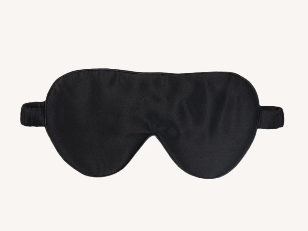 Oversized mulberry silk eye mask by KAILU from Maison Creole Compass