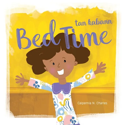 Bed Time Tan Kabann bilingual English and Haitian Creole children's picture book from Maison Creole Compass